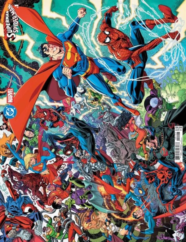 DC Marvel Superman Spider-Man #1 (one shot) cvr O Scott Koblish Superman & Spider-Man card stock var