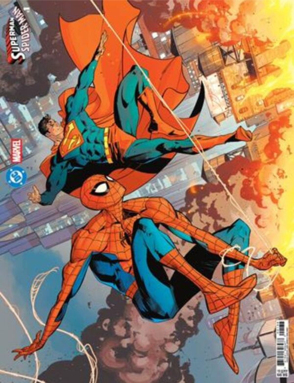DC Marvel Superman Spider-Man #1 (one shot) cvr X Jorge Jimenez Wraparound card stock var