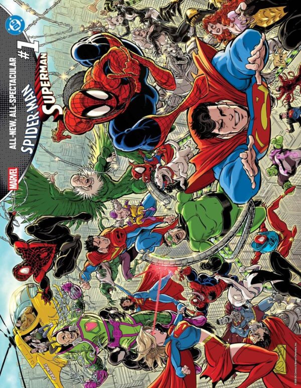 Marvel/DC: Spider-Man/Superman #1 Kaare Andrews Wraparound variant