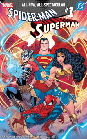 Marvel/DC: Spider-Man/Superman #1 Russell Dauterman variant