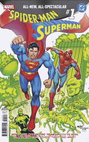 MARVEL/DC SPIDER-MAN/SUPERMAN #1 DAVID MARQUEZ HOMAGE VARIANT