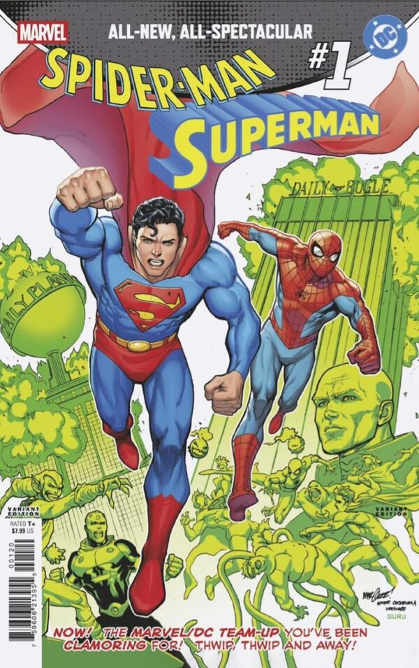 MARVEL/DC SPIDER-MAN/SUPERMAN #1 DAVID MARQUEZ HOMAGE VARIANT