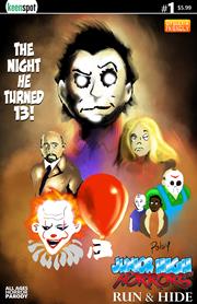 JUNIOR HIGH HORRORS RUN & HIDE #1 (ONE SHOT) CVR B ROB POTCHAK THE NIGHT HE TURNED 13 VAR JUNIOR HIGH HORRORS RUN & HIDE #1 (ONE SHOT) CVR B ROB POTCHAK THE NIGHT HE TURNED 13 VAR