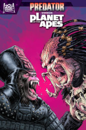 PREDATOR VS. THE PLANET OF THE APES #2 DAVE WACHTER VARIANT PREDATOR VS. THE PLANET OF THE APES #2 DAVE WACHTER VARIANT