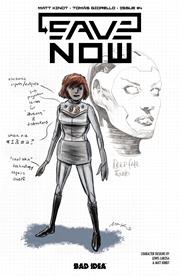 SAVE NOW #4 (OF 4) CVR B LEWIS LAROSA MATT KINDT CHARACTER DESIGN VAR SAVE NOW #4 (OF 4) CVR B LEWIS LAROSA MATT KINDT CHARACTER DESIGN VAR