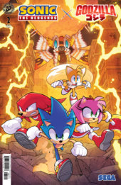 Sonic the Hedgehog x Godzilla #2 Cover A (Lawrence) Sonic the Hedgehog x Godzilla #2 Cover A (Lawrence)