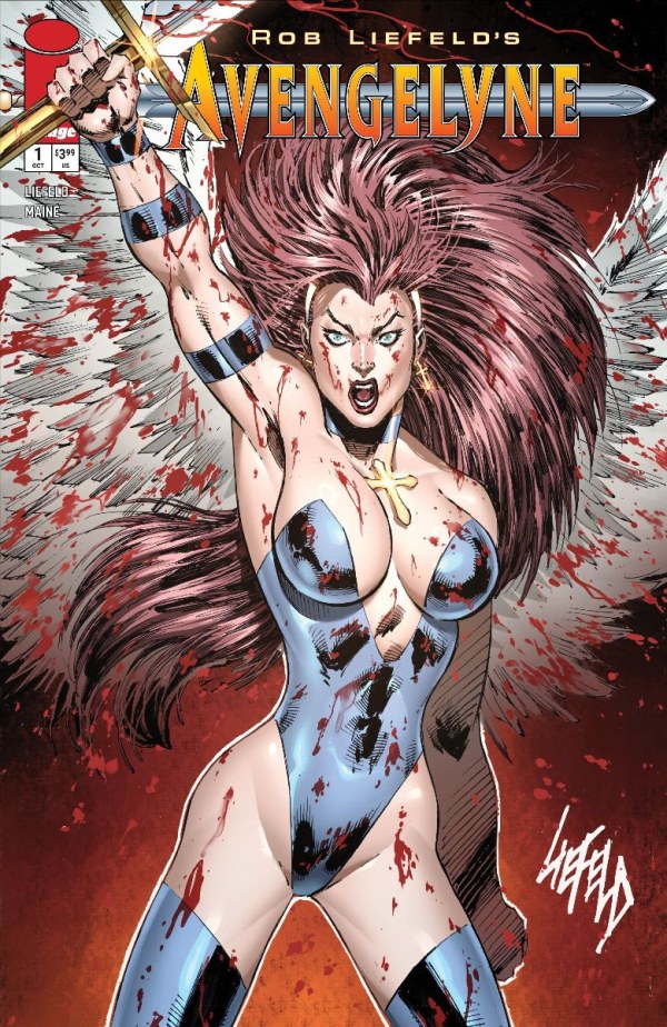 AVENGELYNE #1 CVR H ROB LIEFELD MIDNIGHT VAR (MR)