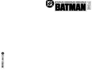 BATMAN #423 FACSIMILE EDITION CVR B BLANK CARD STOCK VAR BATMAN #423 FACSIMILE EDITION CVR B BLANK CARD STOCK VAR