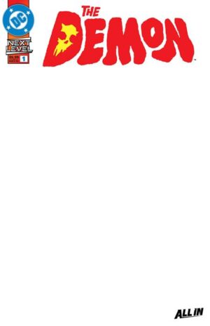 DEMON #1 CVR F BLANK CARD STOCK VAR DEMON #1 CVR F BLANK CARD STOCK VAR