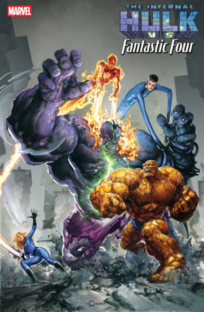 INFERNAL HULK VS. FANTASTIC FOUR #1 CLAYTON CRAIN VARIANT INFERNAL HULK VS. FANTASTIC FOUR #1 CLAYTON CRAIN VARIANT