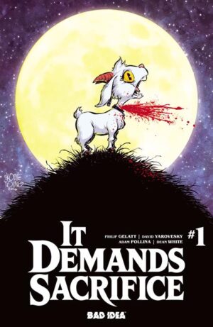 IT DEMANDS SACRIFICE #1 (OF 4) CVR D SKOTTIE YOUNG FOIL VAR IT DEMANDS SACRIFICE #1 (OF 4) CVR D SKOTTIE YOUNG FOIL VAR