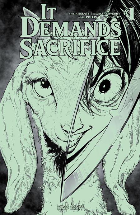 IT DEMANDS SACRIFICE #1 (OF 4) CVR J ADAM POLLINA GLOW IN THE DARK VAR IT DEMANDS SACRIFICE #1 (OF 4) CVR J ADAM POLLINA GLOW IN THE DARK VAR