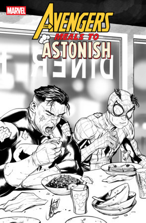 MEALS TO ASTONISH AVENGERS #1 STEFANO CASELLI VARIANT MEALS TO ASTONISH: AVENGERS #1 STEFANO CASELLI VARIANT