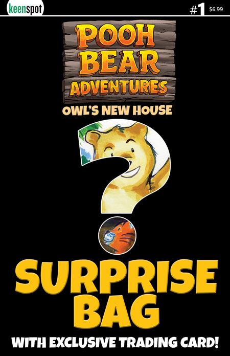 POOH BEAR ADVENTURES OWLS NEW HOUSE #1 (ONE SHOT) CVR D SURPRISE COVER BAGGED WITH TRADING CARD VAR POOH BEAR ADVENTURES OWLS NEW HOUSE #1 (ONE SHOT) CVR D SURPRISE COVER BAGGED WITH TRADING CARD VAR