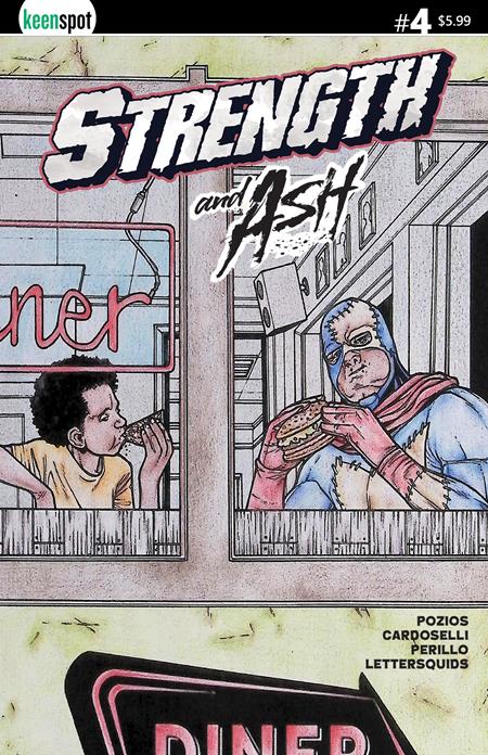 STRENGTH & ASH #4 CVR C ALEX SANCHEZ FRANCESCA PERILLO DINER VAR STRENGTH & ASH #4 CVR C ALEX SANCHEZ FRANCESCA PERILLO DINER VAR