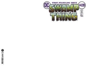 SWAMP THING #1 FACSIMILE EDITION CVR D BLANK CARD STOCK VAR SWAMP THING #1 FACSIMILE EDITION CVR D BLANK CARD STOCK VAR
