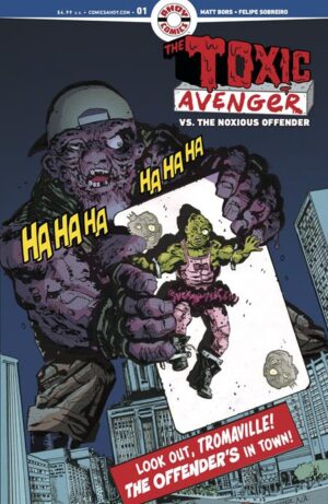 TOXIC AVENGER VS THE NOXIOUS OFFENDER #1 (OF 5) CVR B 3 COPY GREG SCOTT CLASSIC COVERS HOMAGE UNLOCK VAR (MR) TOXIC AVENGER VS THE NOXIOUS OFFENDER #1 (OF 5) CVR B 3 COPY GREG SCOTT CLASSIC COVERS HOMAGE UNLOCK VAR (MR)
