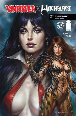 VAMPIRELLA X WITCHBLADE SPECIAL #1 (ONE SHOT) CVR B LUCIO PARRILLO VAR VAMPIRELLA X WITCHBLADE SPECIAL #1 (ONE SHOT) CVR B LUCIO PARRILLO VAR