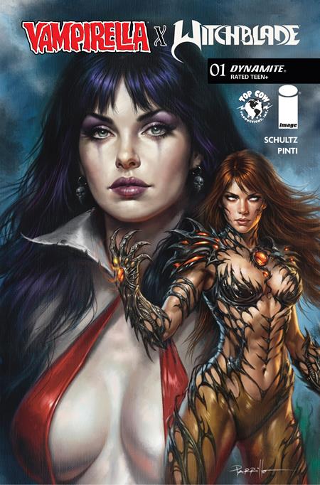 VAMPIRELLA X WITCHBLADE SPECIAL #1 (ONE SHOT) CVR B LUCIO PARRILLO VAR VAMPIRELLA X WITCHBLADE SPECIAL #1 (ONE SHOT) CVR B LUCIO PARRILLO VAR