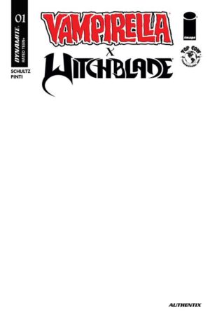 VAMPIRELLA X WITCHBLADE SPECIAL #1 (ONE SHOT) CVR F BLANK AUTHENTIX VAR VAMPIRELLA X WITCHBLADE SPECIAL #1 (ONE SHOT) CVR F BLANK AUTHENTIX VAR