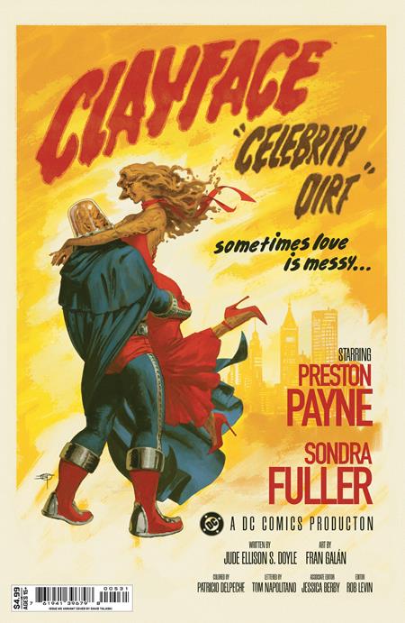 CLAYFACE CELEBRITY DIRT #5 (OF 6) CVR C DAVID TALASKI CARD STOCK VAR CLAYFACE CELEBRITY DIRT #5 (OF 6) CVR C DAVID TALASKI CARD STOCK VAR