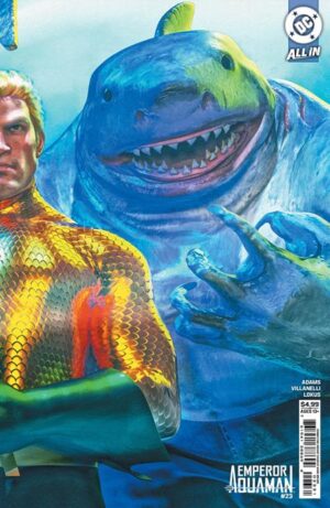 EMPEROR AQUAMAN #23 CVR C MARK SPEARS RIGHT CONNECTING CARD STOCK VAR