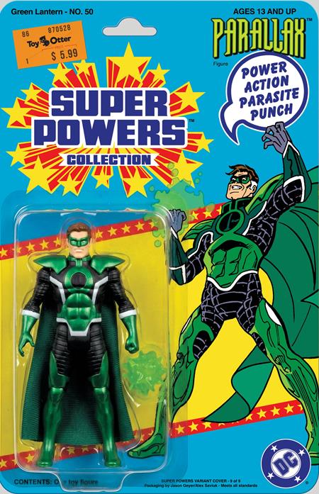 GREEN LANTERN #50 FACSIMILE EDITION CVR B JASON GEYER & ALEX SAVIUK PARALLAX SUPER POWERS CARD STOCK VAR
