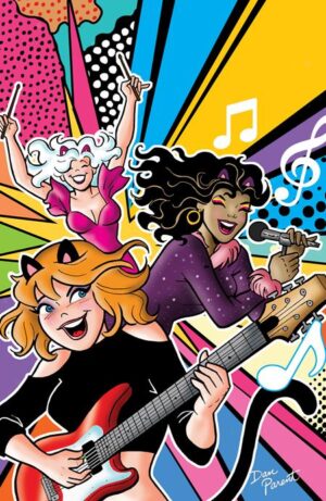 JOSIE AND THE PUSSYCATS ROCK ON (ONE SHOT) CVR D DAN PARENT FOIL FULL ART VAR JOSIE AND THE PUSSYCATS ROCK ON (ONE SHOT) CVR D DAN PARENT FOIL FULL ART VAR
