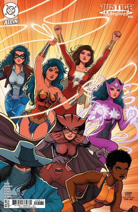 JUSTICE LEAGUE UNLIMITED #25 CVR G NATHAN SZERDY CARD STOCK VAR JUSTICE LEAGUE UNLIMITED #25 CVR G NATHAN SZERDY CARD STOCK VAR