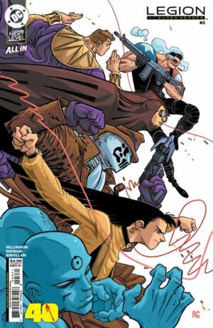 LEGION OF SUPER-HEROES #3 CVR F RAFAEL GRAMPA WATCHMEN 40TH ANNIVERSARY CARD STOCK VAR LEGION OF SUPER-HEROES #3 CVR F RAFAEL GRAMPA WATCHMEN 40TH ANNIVERSARY CARD STOCK VAR
