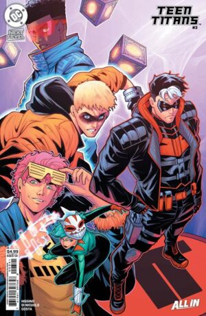 TEEN TITANS #3 CVR D TRAVIS MERCER CARD STOCK VAR TEEN TITANS #3 CVR D TRAVIS MERCER CARD STOCK VAR